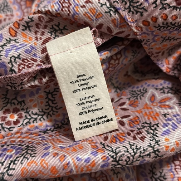 Cinq a Sept Gaby Dress in Psychadelic Paisley in Tea Rose Multi Sz. 0 Sz. XS NWT - Picture 13 of 14